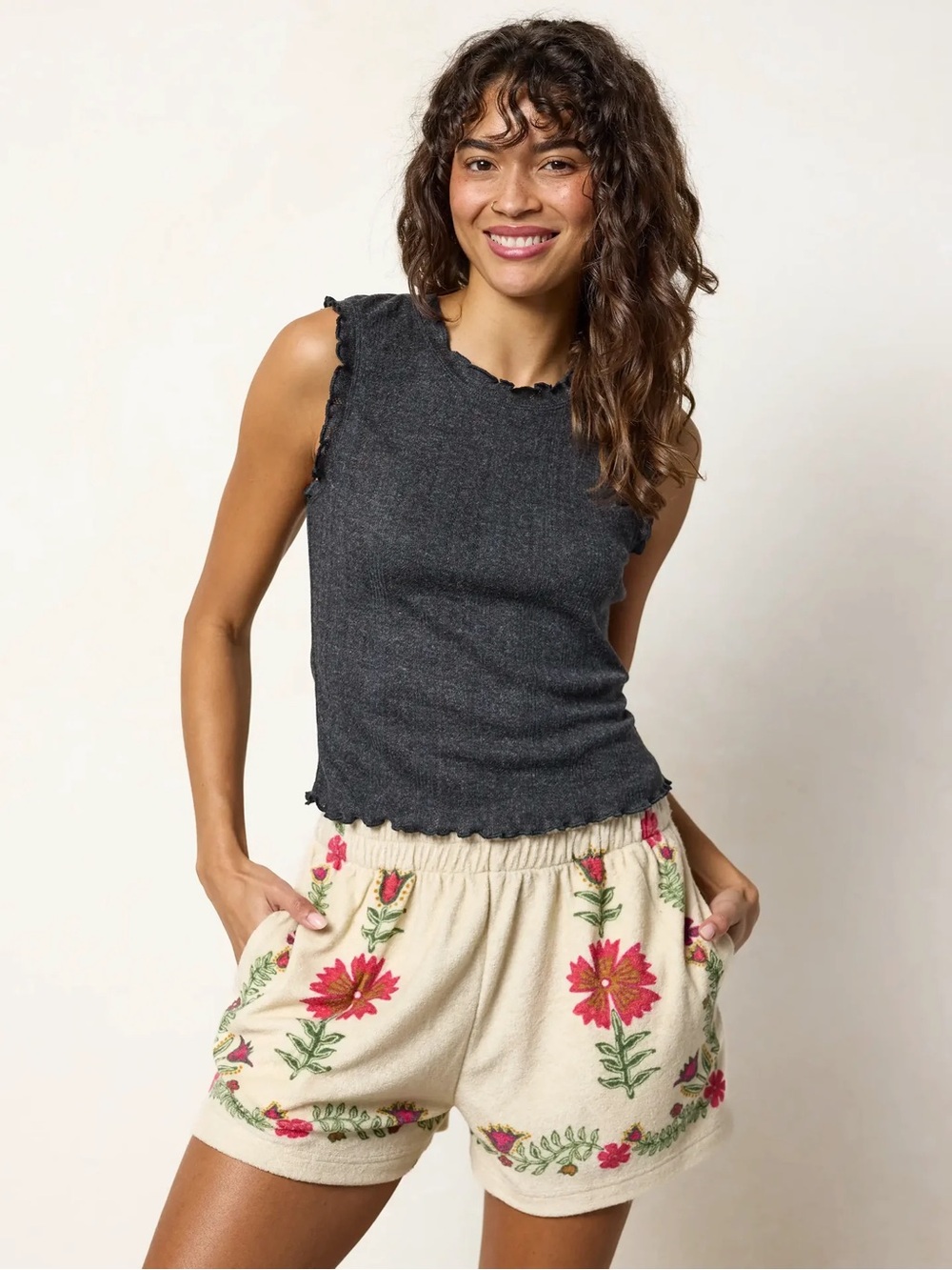 NATURAL LIFE Softest Terry Cloth Shorts - Picture 4 of 6